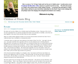 childrenofpriests.com: Children of Priests Blog · Just another WordPress weblog
Just another WordPress weblog