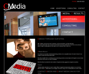 cmediacresults.com: CMedia | Multilevel Media Advertising | Consulting | C Results
CMedia | Multilevel Media Advertising | Deigital, Indoor, Television | CMedia C Results.