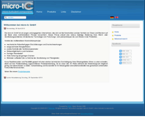 micro-tc.com: micro-tc GmbH | micro-turbulent components
micro-tc GmbH - micro turbulent components