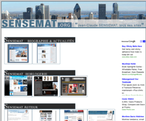 sensemat.org: SENSEMAT.org les autres sites
Sensemat.info des sites pour entreprendre mais Sensemat est aussi écrivain et chroniqueur, et gère des activités on et offline.