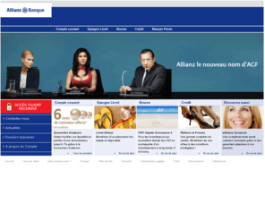 banquepriveeallianz.net: Allianz Banque - des solutions de A  Z pour vos liquidits, vos placements et vos crdits
Retrouvez en ligne, les services bancaires et les produits financiers d'Allianz : comptes rmunrs, consultation de votre compte en ligne, virements, crdit  la consommation, crdit pargne, placements financier, livrets...