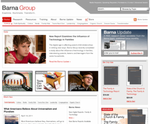 barnagroup.com: Barna Update
The Barna Group