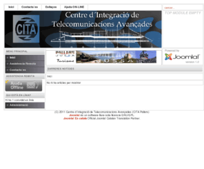 citapallars.com: Centre d´Integració de Telecomunicacions Avançades (CITA Pallars) - Inici
Centre d'Integració de Telecomunicacions Avançades (CITA Pallars)