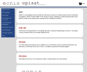 episat.org: Episat Molecular Epidemiology toolkit site
