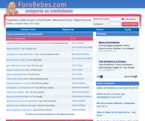 forobebes.com: Foro Bebs, comparte el crecimiento de tu beb

