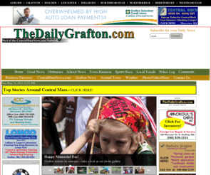 thedailygrafton.com: Grafton Ma News | Thedailygrafton.com
TheDailyGrafton.com, local news and online advertising for Grafton, MA with daily updates of news, weather, local sports and Grafton business directory.