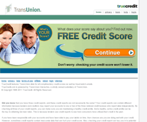 tuinteractive.net: TrueCredit - 3-Bureau Credit Report & Credit Score - By TransUnion
To view your personal credit report and credit score, visit TrueCredit. We have the resources and tools you need to understand and manage your credit report scores.