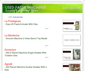 usedpastamachine.com: Used Pasta Machines
Used Pasta Machines for sale, wholesale price with best quality
