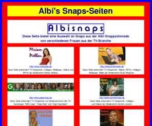 albisnaps.de: Albi's Snaps-Seiten
