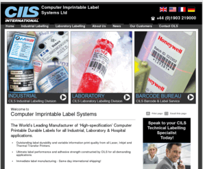 cils-international.com: Computer Imprintable Label Systems | Durable, Custom Labels | Computer Imprintable Label Systems Ltd
Computer Imprintable Label Systems, high specification, durable labels for industrial, manufacturing and laboratory needs – call +44 (0)1903 219000