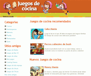 juegos-cocina.net: JUEGOS DE COCINA
Juegos de cocina aquí! Los últimos y más divertidos juegos de cocina en Juegos de Cocina