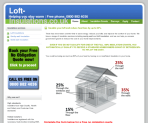 loft-insulations.com: Offering loft insulations and cavity or wall insulation services | Loft-Insulations.co.uk
Information architecture, Web Design, Web Standards.