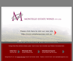 montegoestate.com.au: Australian Wholesale Wine - Montego Estate - Australian Wine Wholesaler, Wine Distributor, Wine Broker
Australian Wine Wholesale - Montego Estate - Australian Wine Wholesaler, Wine Distributor, Wine Broker