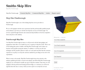 skiphirepeterborough.com: Skip Hire Peterborough
Skip Hire Peterborough is one of the leading skip hire service providers in Peterborough.