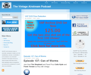 thevap.com: The Vintage Airstream Podcast | Vintage Trailer Resotration
