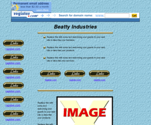 beattyind.com: Beatty Industries
Enter a brief description of your site here