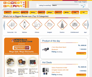 biggestbazaar.com: Biggest Bazaar
Save your money by comparing prices before buying.