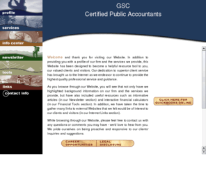 gsandcocpa.com: GSC - Certified Public Accountants
Accounting firm in Woodland Hills specializing in Tax, Accounting and Financial Services.