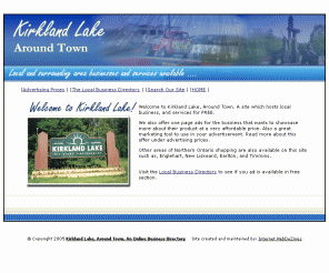 klaroundtown.com: Kirkland Lake, Ontario, Around Town, An online business directory
