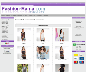 fashion-rama.com: Fashion-Rama.com, negozio on line prodotti Denny Rose
DENNY ROSE Collezione Autunno 2010 Scopri la nuova collezione Denny Rose su Fashion-Rama.com e scegli tra più di 500 prodotti Denny Rose presenti nel nostro sito