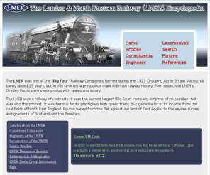 lner-info.com: The London & North Eastern Railway (LNER) Encyclopedia
The London & North Eastern Railway (LNER) Encyclopedia