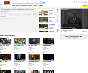 u-tubevideo.com: U-Tube Video - Create and Share!
Free video sharing and conversion site