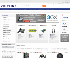 voplink.com: IP Phone Systems, IP Phones, VoIP Reseller - Voiplink.com
Voiplink.com is a leading global reseller of VoIP technology. Shop for IP Phone Systems, IP Phones, VoIP Headsets, IP PBX's, Wireless VoIP phones and more. Manufacturers include Cisco, Linksys, Sangoma, Digium, Asterisk, Snom, Trixbox, OpenVox and more.
