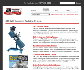 converterrebuilding.net: ATI CW3 Converter Welding Systems
ATI harmonic Super Dampers add horsepower and torque to race, street and truck engines.