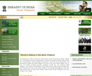 embindia.org.ph: Embassy of India - Manila, Philippines
