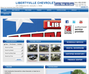 libertyvillechevrolet.com: New and Used Chevrolet Dealer Libertyville | Libertyville Chevrolet Serving Chicago, Grayslake, Wheeling
Visit Libertyville Chevrolet for a variety of new and used cars by Chevrolet in the Libertyville area. Our greater Chicago, Grayslake and Wheeling Chevrolet dealership is ready to assist you!