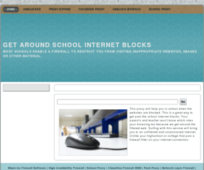 savy.tk: Get Around School Internet Blocks - Most schools enable a firewall to restrict you from visiting inappropriate websites, images or other material.
