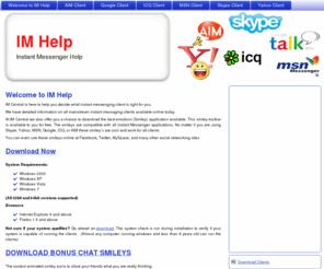 imhelp.org: Download MSN Messenger 8
We have resources for all instant messenger clients