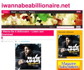 iwannabeabillionaire.net: I Wanna Be A Billionaire
Listen and Download