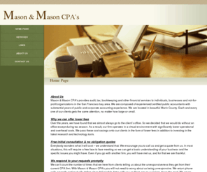 masonmasoncpa.com: Mason & Mason CPA's - Home Page
Mason & Mason CPA's