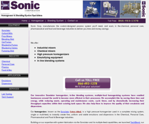 sonicmixing.com: Homogenizers - Blending Systems | sonicmixing.com
Homogenizer and blending system specialist. Reduce labor, waste and energy.