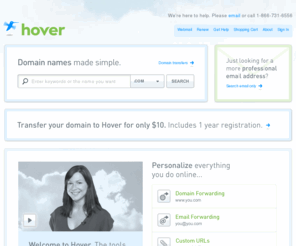 domaindirect.com: Hover - domain name and email management made simple
