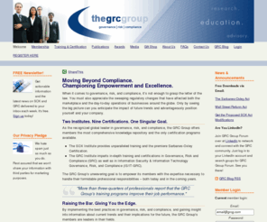 itgcgroup.com: GRC Education, Research, Guidance - GRC Group
As the recognized global leader in governance, risk, and compliance, the GRC Group offers members the most comprehensive knowledge repository and the only certification programs available.