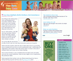 newbornbabyzone.com: Newborn Baby Blog
Newborn Baby blog is all about topics like baby development stages, baby names, baby gifts, baby clothes, baby showers, baby furniture, baby products, baby health, safety, feeding, nutrition.