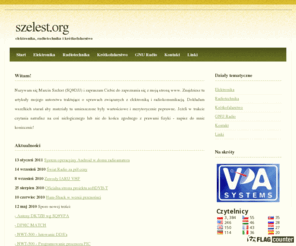 szelest.org: szelest.org Elektronika, Radiotechnika i Krótkofalarstwo
sq9djj elektronika krotkofalarstwo gnuradio software defined radio ham-radio radioamatorstwo radiokomunikacja hobby debica szelest zawody VHF UHF antana anteny yagi quad dipol mikrofale UKF lacznosc lacznosci qso qth SQ9DJJ PICKIT2