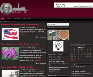 websternh.com: Webster, New Hampshire Community Website
Webster, New Hampshire - A small town with a big heart!  WebsterNH.com has all your local news, Webster Calendar of Events and even a new Webster Forum to chat in!