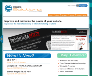 3gsolutionz.com: Web Design | Web Development | Internet Marketing Solution | - 3gsolutionz.com
3G Solutionz is a Manila and Virginia based Freelance Web Design Firm offering internet marketing solutions, e-commerce, web development, search engine marketing, web design, website maintenance, content copy-writing and commercial photography.