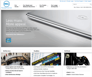 dell4us.com: Dell – The Official Site | Dell
Dell provides technology solutions, services and support.  Visit Dell.com for Laptops, Netbooks, Tablet PCs, Desktops, Monitors, Servers, Storage, Mobile Phones, Printers and Computer Accessories.