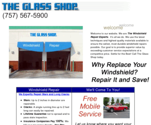 expertwindshield.com: The Glass Shop Windshield Repair
The premier windshield repair shop serving the entire Hampton Roads area. Settle for the best.