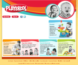 playskool.com.tr: Playskool-Bebeğimin en iyi arkadaşı!
Türkiye’nin lider oyun ve oyuncak firmalarından HASBRO İNTERTOY’un ürün yelpazesinde PLAY-DOH, ACTION MAN ve SINDY gibi çocukların çok iyi tanıdığı markaların yanısıra TABU, JENGA ve MONOPOLY gibi yetişkinlerin favorisi olan oyunlar da bulunuyor.