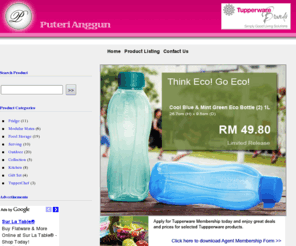 puterianggun.com: Puteri Anggun : Tupperware Products
Get your very own Tupperware products today. All prices in Ringgit Malaysia.