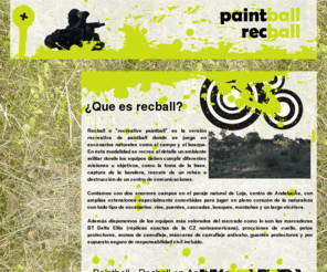 recball.es: Paintball Andalucia Recball en Loja (Granada), campos de turismo activo de aventura
PÃ¡gina oficial del paintball recball AndalucÃ­a