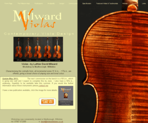 theviolaworkshop.com: David Milward Violas
Luthier David Milward specializes in the design and build of contemporary violas. 