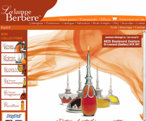 lampeberbere.com: La lampe Berbere™ - Bienvenue
La Lampe Berbere offers a variety of coloured/colored paraffin lamps with a Moroccan flavour. La Lampe Berbere vous offre une gamme de lampes dans un style maroccain qui utilisent une paraffine inodore.