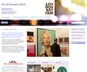 londonartfair.co.uk: The premier art fair for Modern British and Contemporary art.
Now in its 23rd year, we showcase over 120 leading galleries presenting the great names of 20th Century British art and exceptional contemporary work.