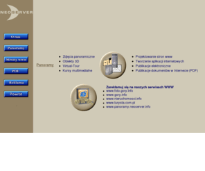neoserver.info: NeoServer
usługi komputerowe, serwer, strony, strona, mieszkania, dom, sprzedaż, oferty, kupno, wynajem, pokoje, pokój, agencje nieruchomości, biuro, budynek, lokal, hipoteka, tbs, spółdzielnie mieszkaniowe, deweloperzy, nieruchomości, biuro, gazeta, czasopismo, miesiecznik, gory, góry, szczyty, Alpy, Tatry, Himalaje, hotel, hotele, noclegi, restauracje, posiłki, domy wczasowe, metale, metali, metalurgia, stal profilowa, stal prętowa, metale kolorowe, huty, stal, produkt, blacha, taśmy, druty, pręty, profile, virtual tour, zdjecia panoramiczne, zdjecia, panorama, zdjecia 360 stopni, fotografia, widoki, miasta, mieszkania, budynki, foto, aparat, aparat fotograficzny, statyw, panoramy, przedmioty